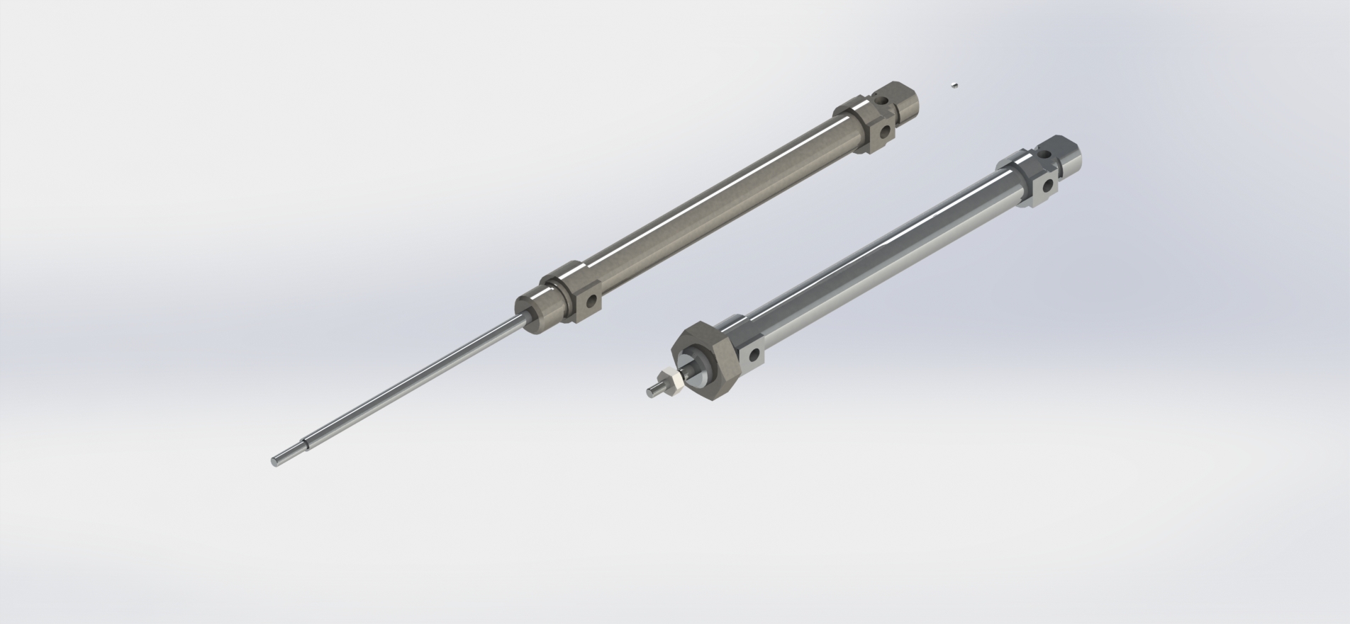 气动微圆柱气缸直径8x100和10x80mm